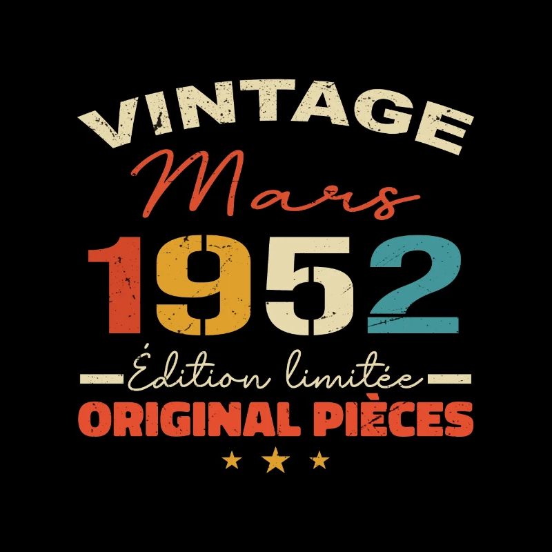 Mars 1952 anniversaire 1952 légendes Mars