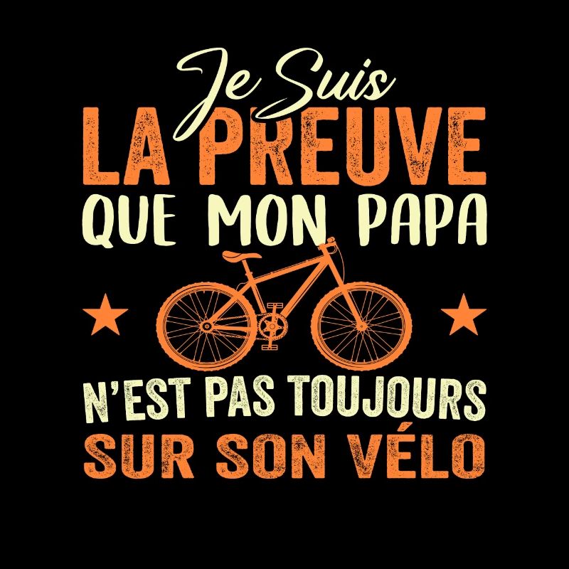 Papa cycliste cyclisme Bébé Nourrisson Naissance