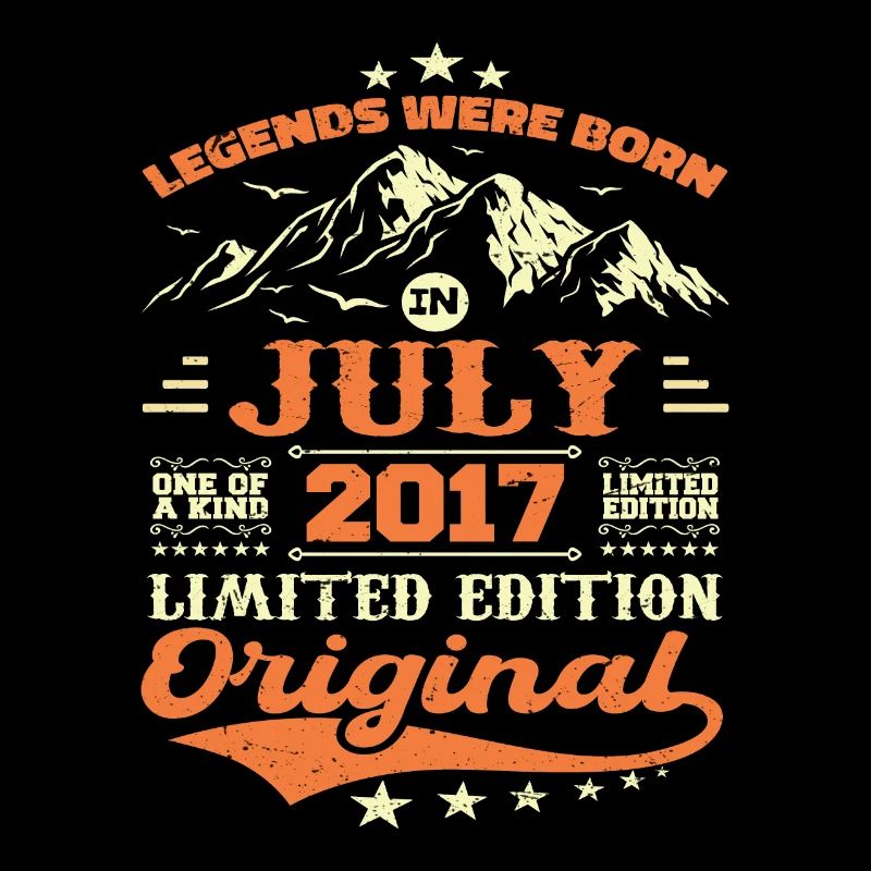 Juillet 2017 vintage rétro anniversaire 2017