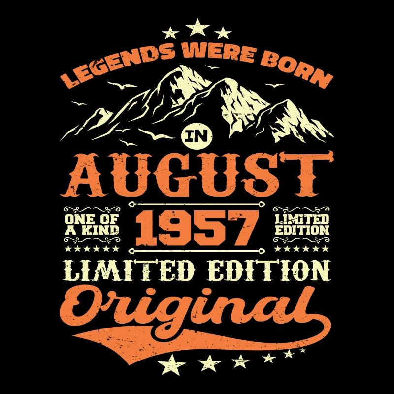 August 1957 Anniversary 1957 legends August