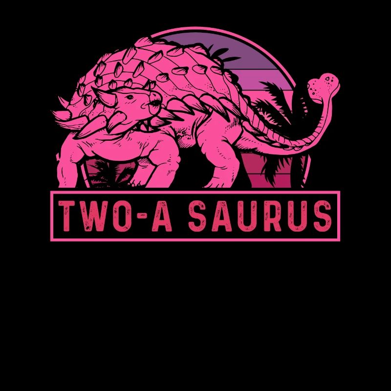 Two-A Saurus Ankylosaurus 2e anniversaire