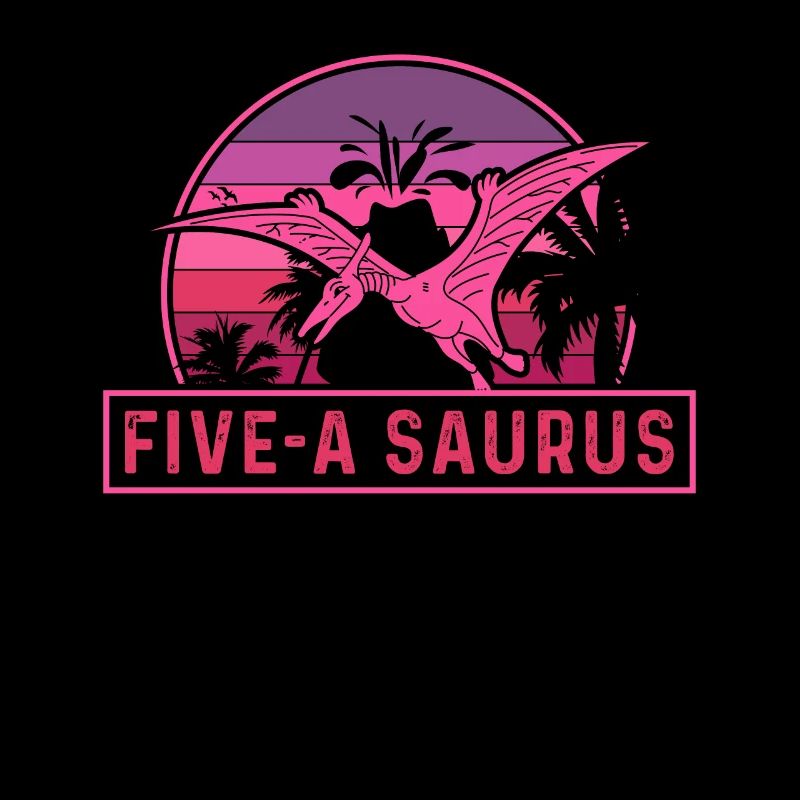 Five-A Saurus Pteranodon 5. Geburtstag