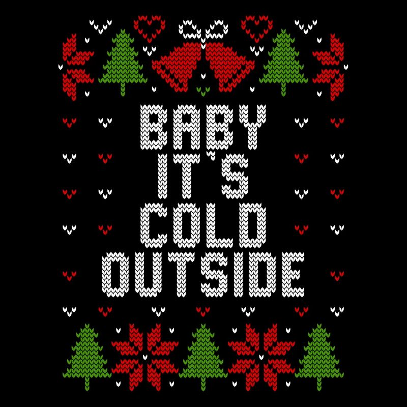 Pull de Noël moche / Bébé, il fait froid dehors
