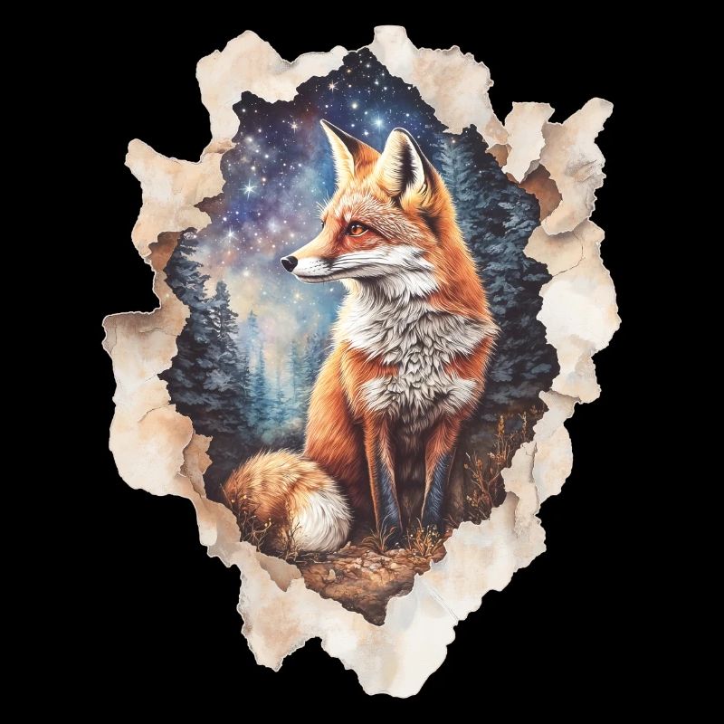 Fox Starry Sky