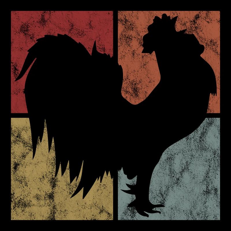 Poule poulets poulets