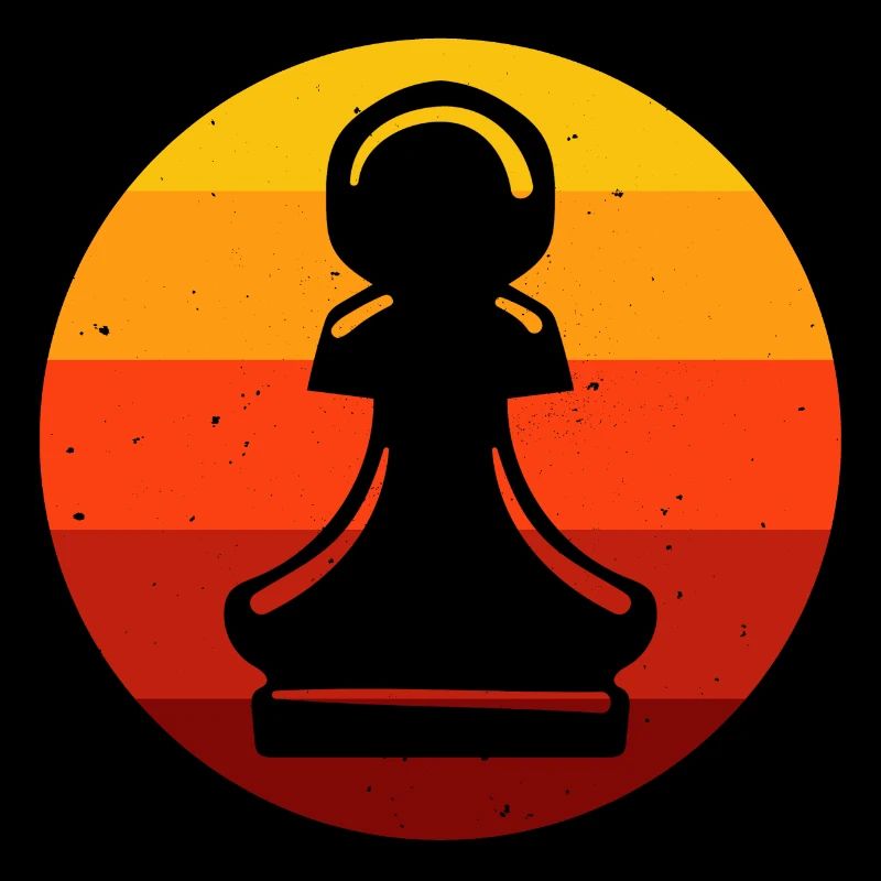 Checkmate Retro Chess Player Chess Piece Chess