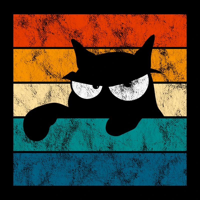 Chat Chat Miau Chat Rétro Chats