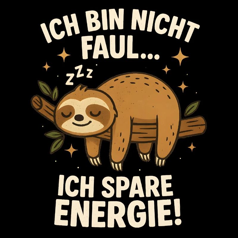 Sloth I don't sleep I save energy