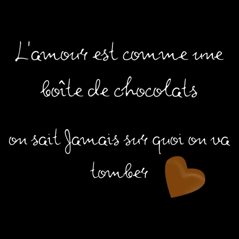 L'amour est comme une boîte de chocolats