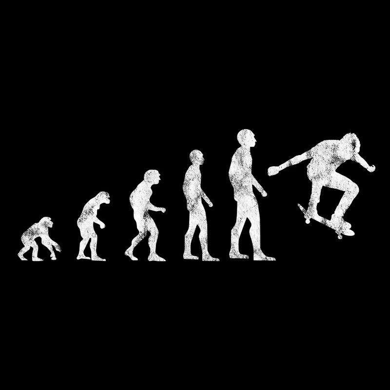 Skateboarder Skateboard Skater Evolution Skateing