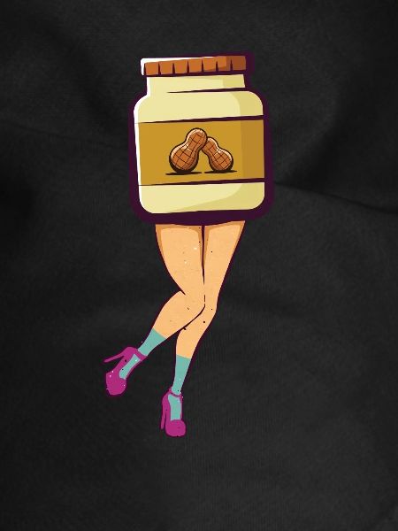 Attach peanut butter