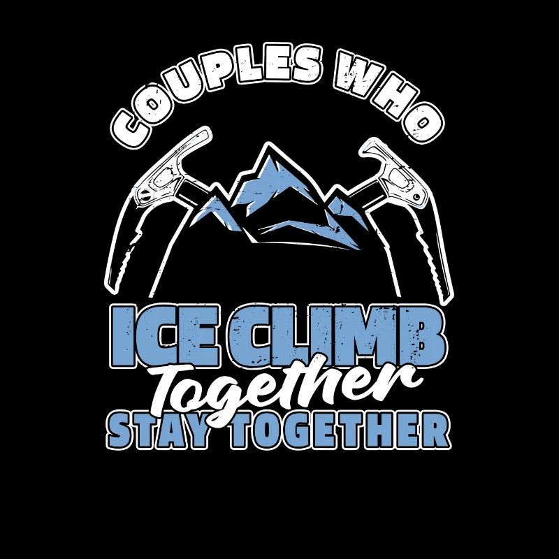 Eisklettern Paar