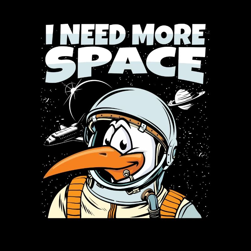 Möwe Astronaut I Need More Space