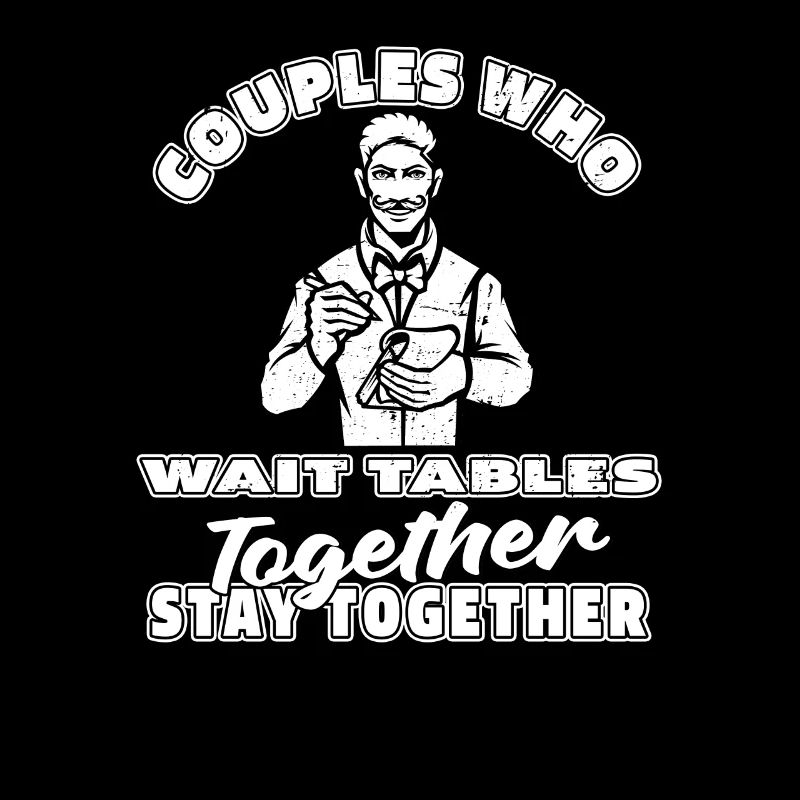 Kellner Kellnerin Paar