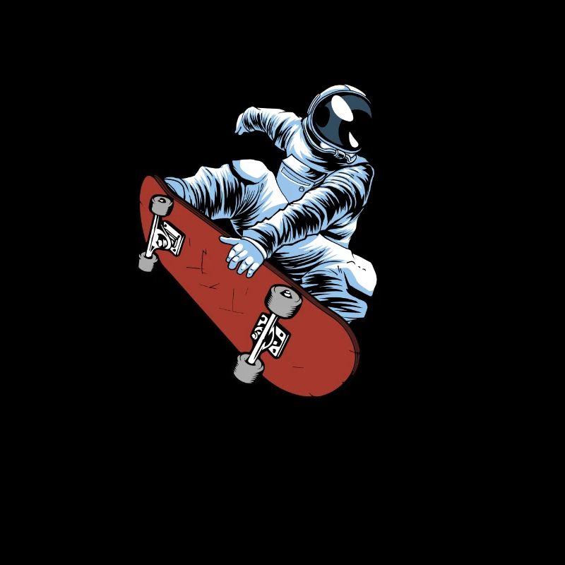 Skateboard Skater Astronaut