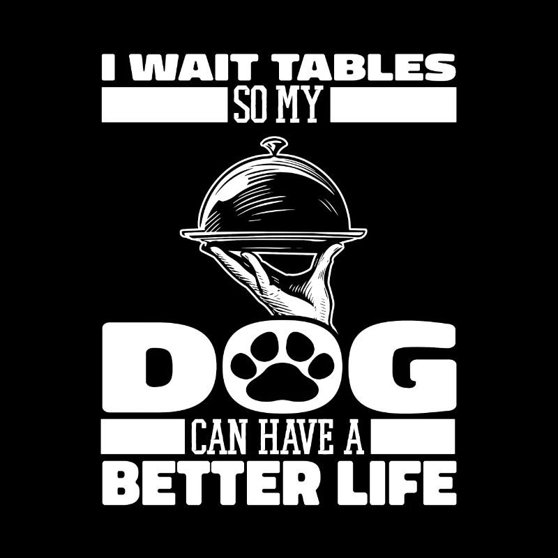 Kellner Kellnerin Hund