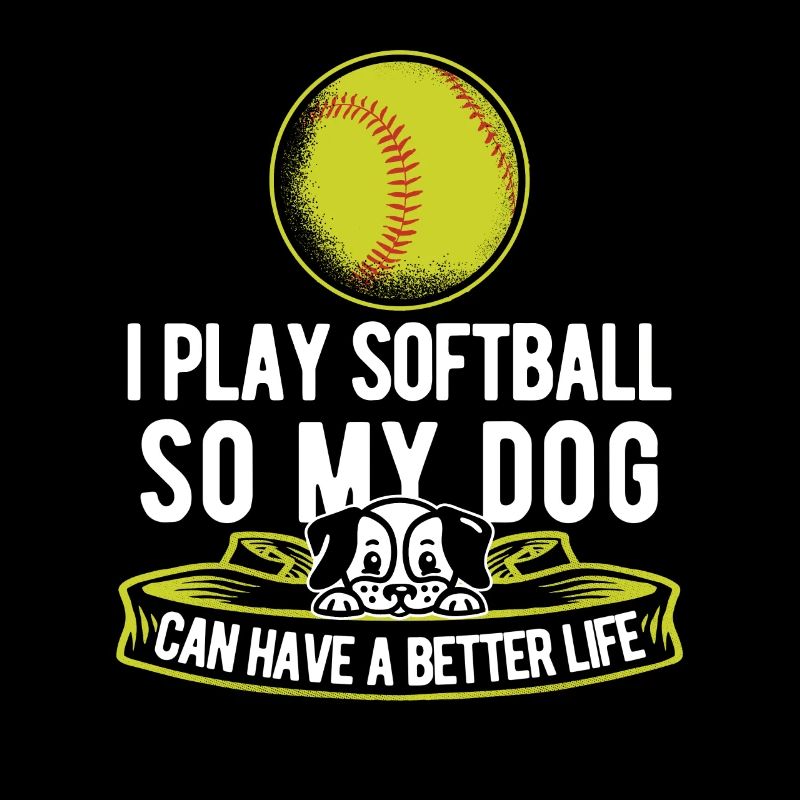 Softball Dog