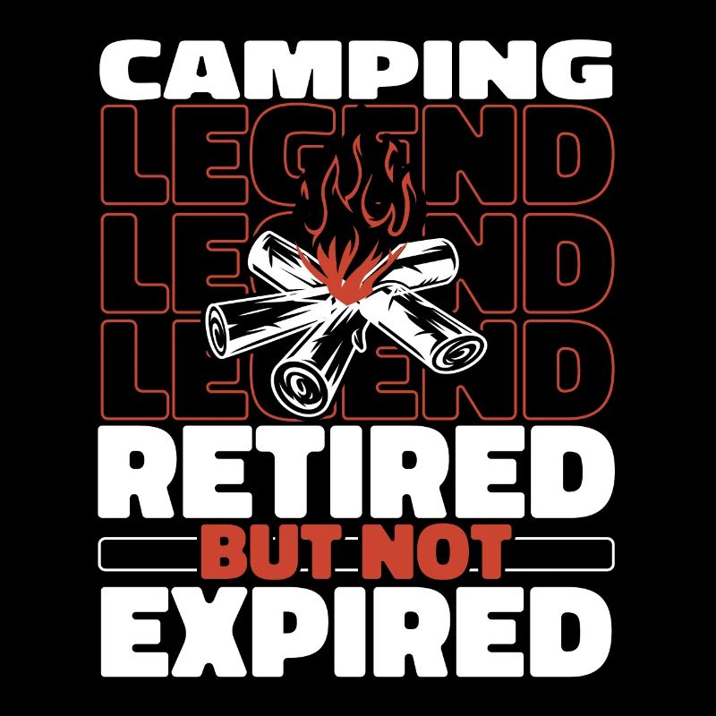 Retired camping tent