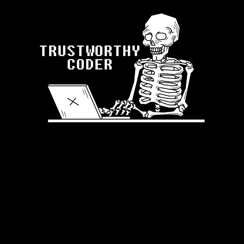 Développeur Coder Programmeur Squelette