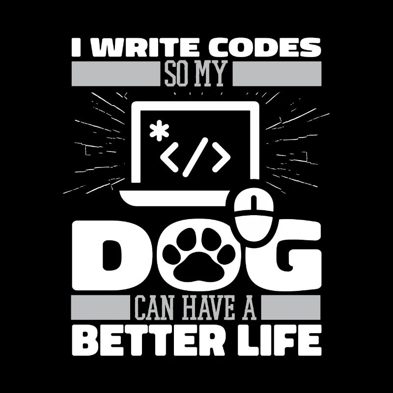 Entwickler Coder Programmierer Hund