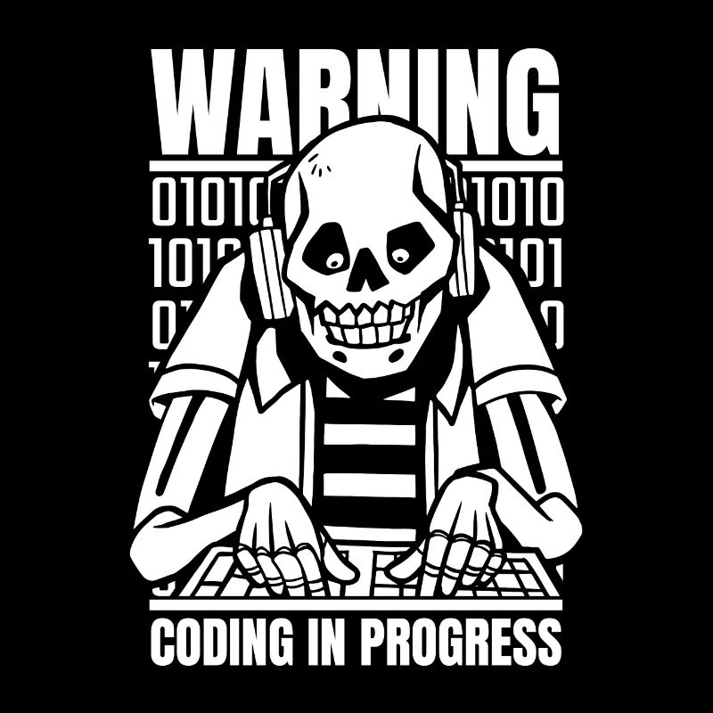 Developer Coder Programmer Warning