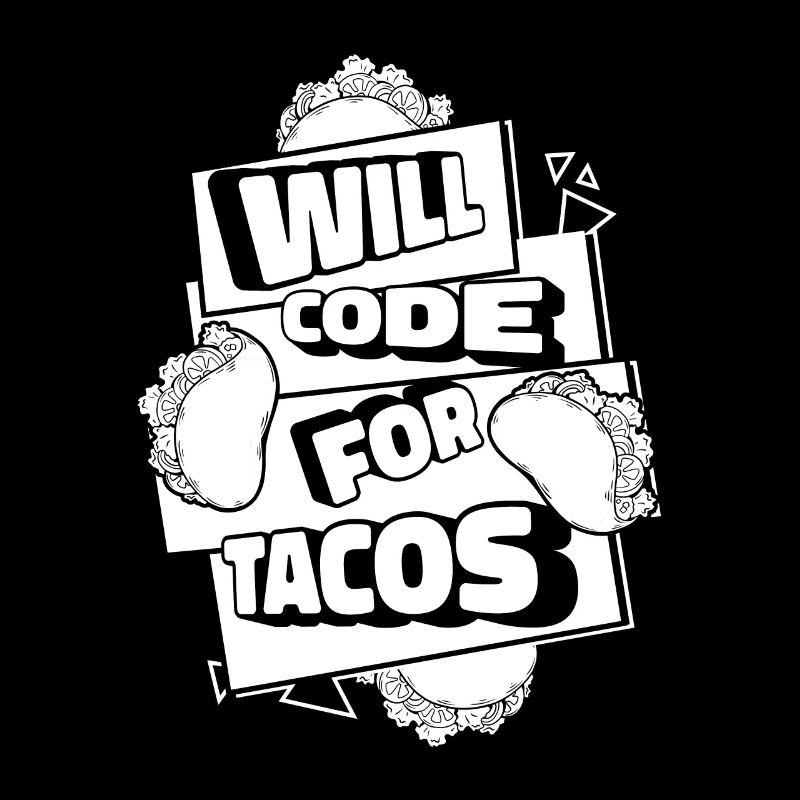 Entwickler Coder Programmierer Tacos