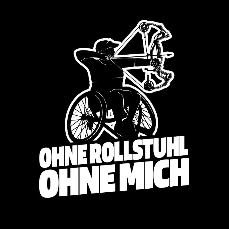 Rollstuhl Rollstuhlfahrer Bogenschießen