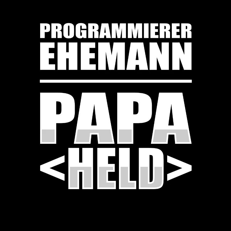 Entwickler Coder Programmierer Vater