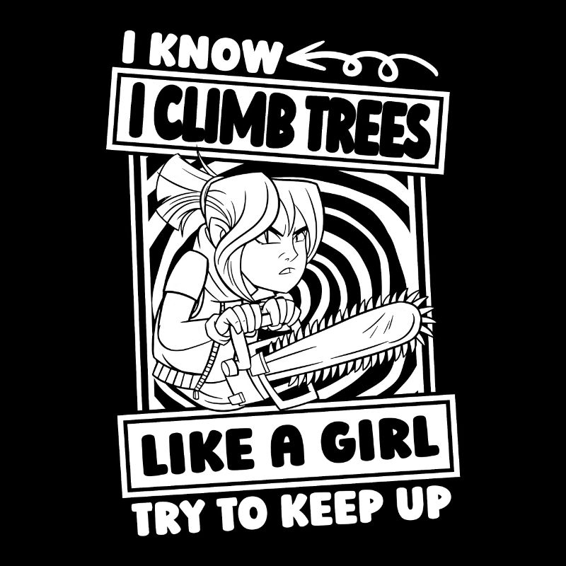 Baumpfleger Baumkletterer Arborist