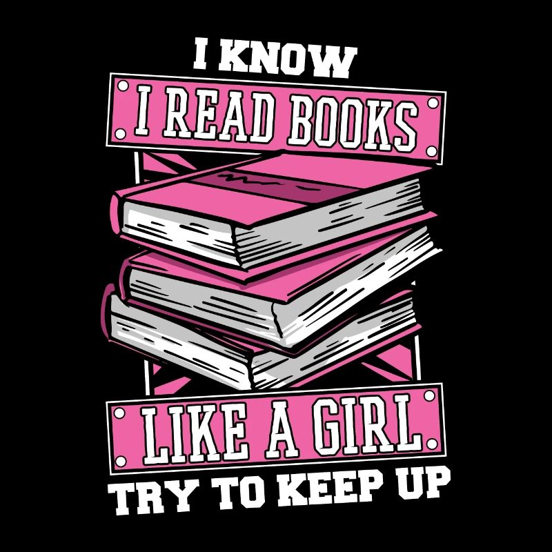 Buch Leseratte Bücherwurm Mädchen
