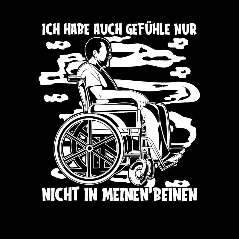 Rollstuhl Rollstuhlfahrer Witzig