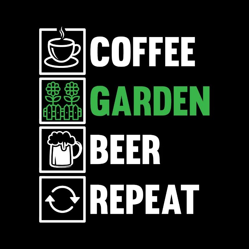 Hobbygärtner Garten Kaffee Garten Bier