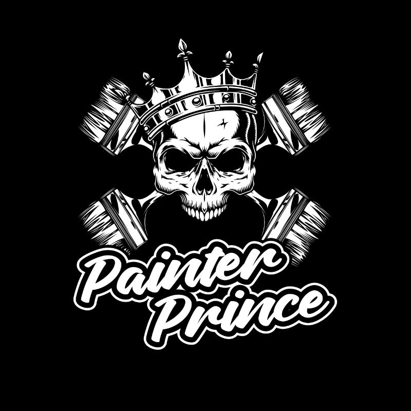 Painter Varnisher Skull