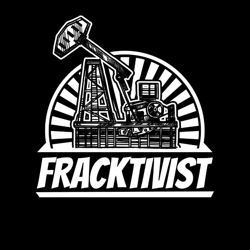 Plate-forme pétrolière de champ pétrolifère Fracktivist Fracking