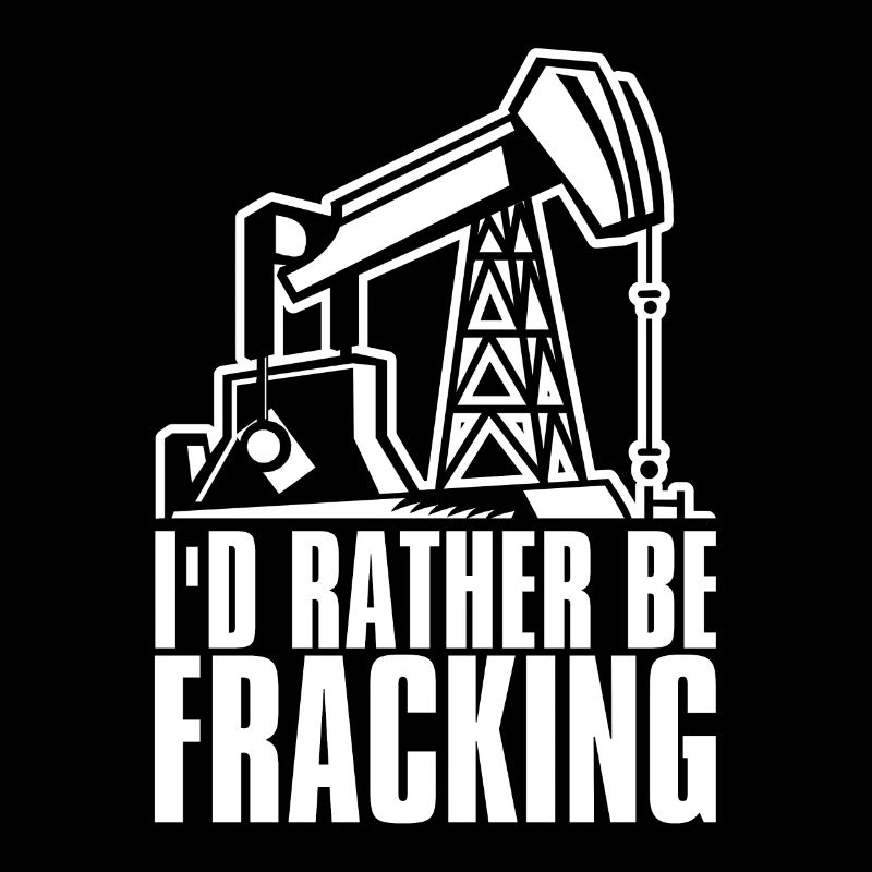 Ölfeld Bohrinsel Fracking