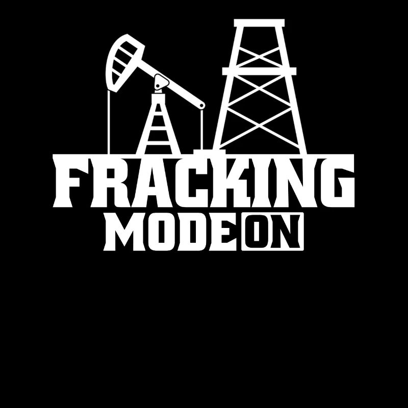 Ölfeld Bohrinsel Fracking