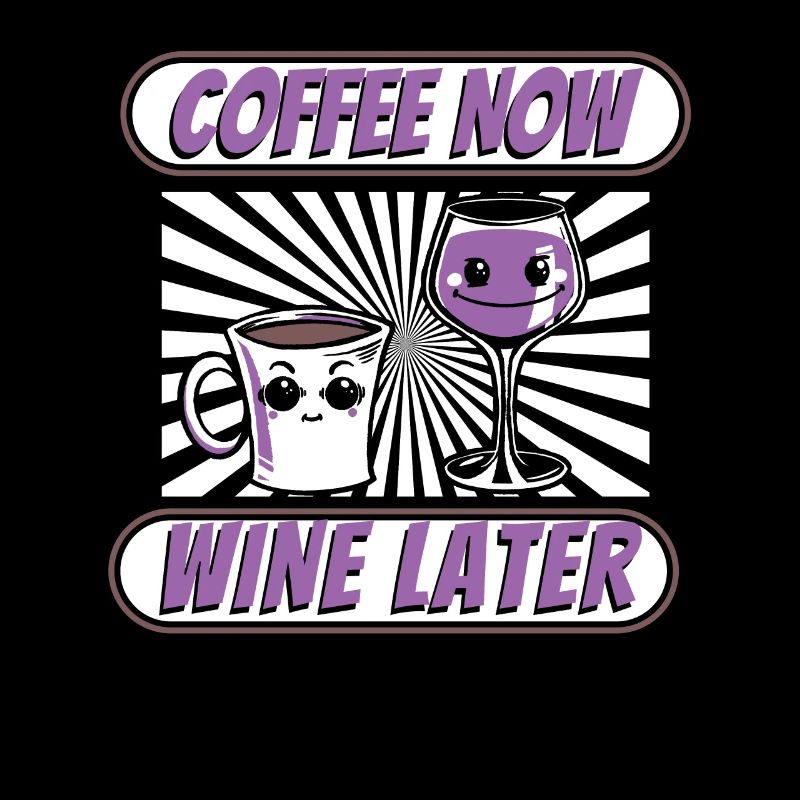 Kaffee Cafe Kaffeewein Coffee Now Wine Later