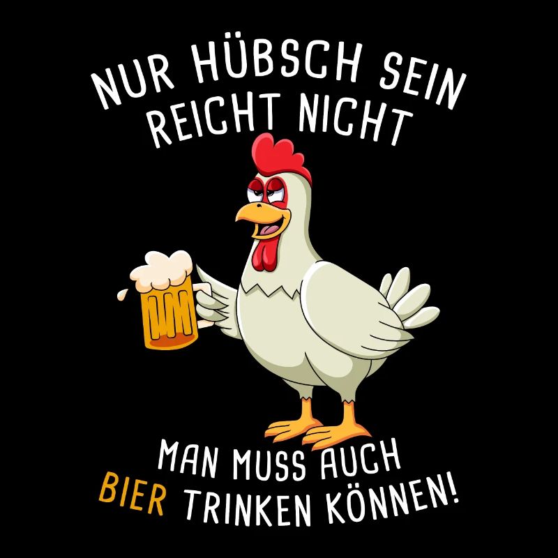 Nur Hübsch Sein Reicht Nicht Biertrinker