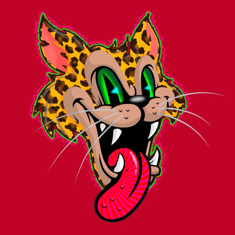 Leopard Comic Psychedelic