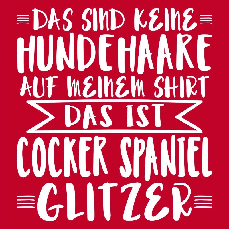 Das ist Cocker Spaniel Glitzer