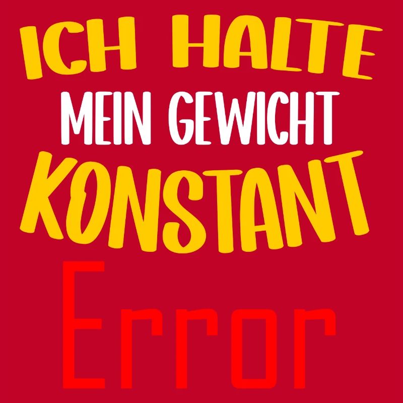Ich halte mein Gewicht konstant Error