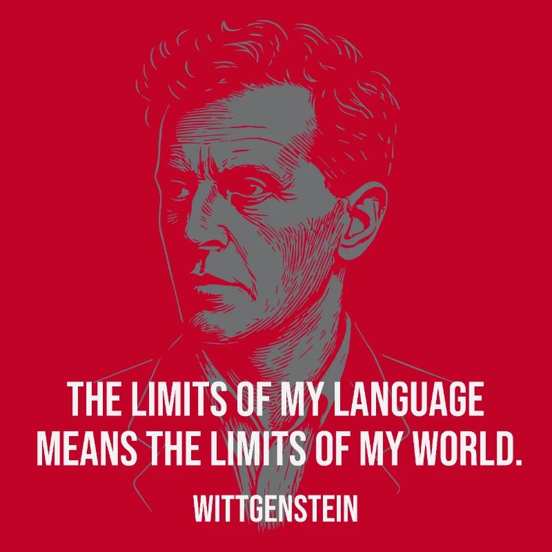 Wittgenstein-Zitat: Language Limits Design