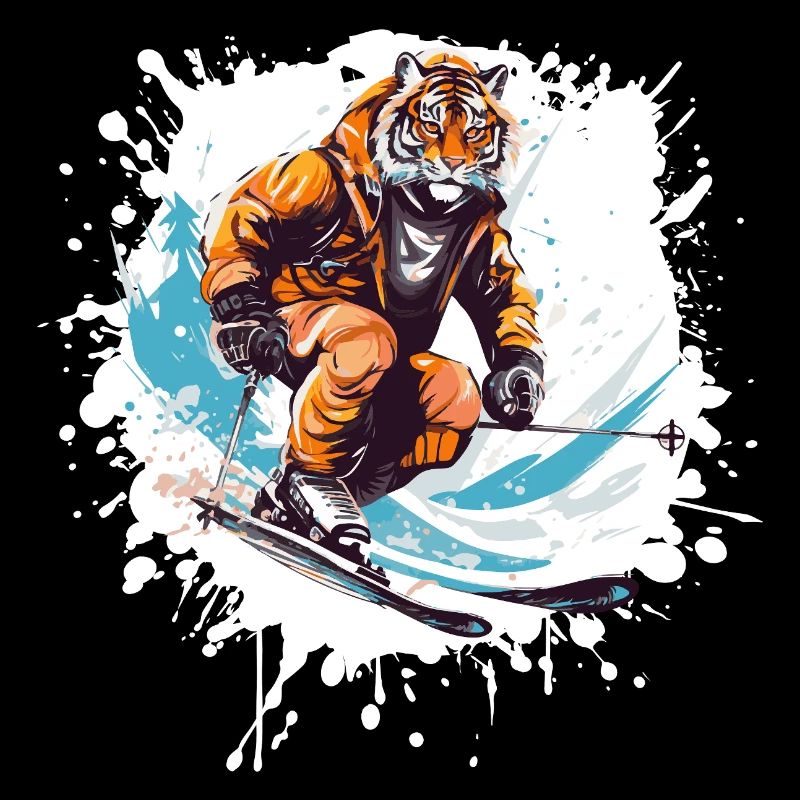 Tiger Ski Skiing