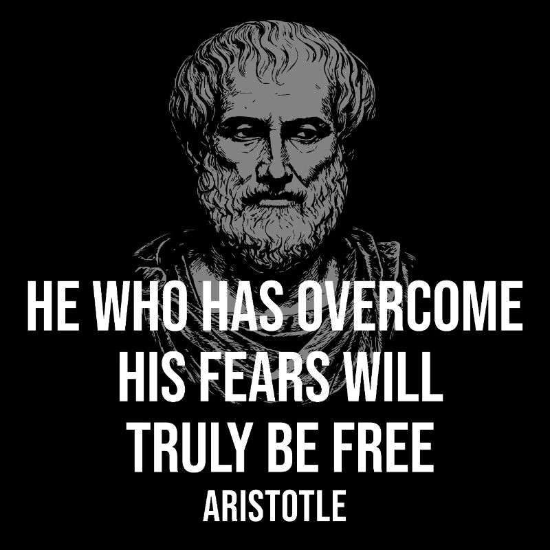 Citation d’Aristote sur la liberté intrépide
