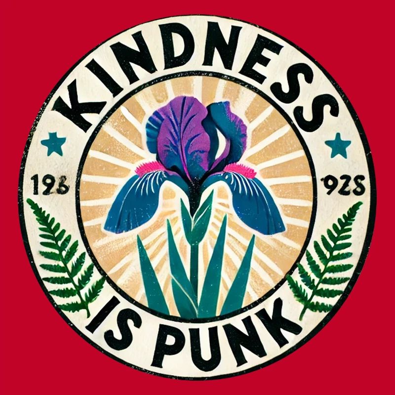 Kindness Is Punk Iris Patch