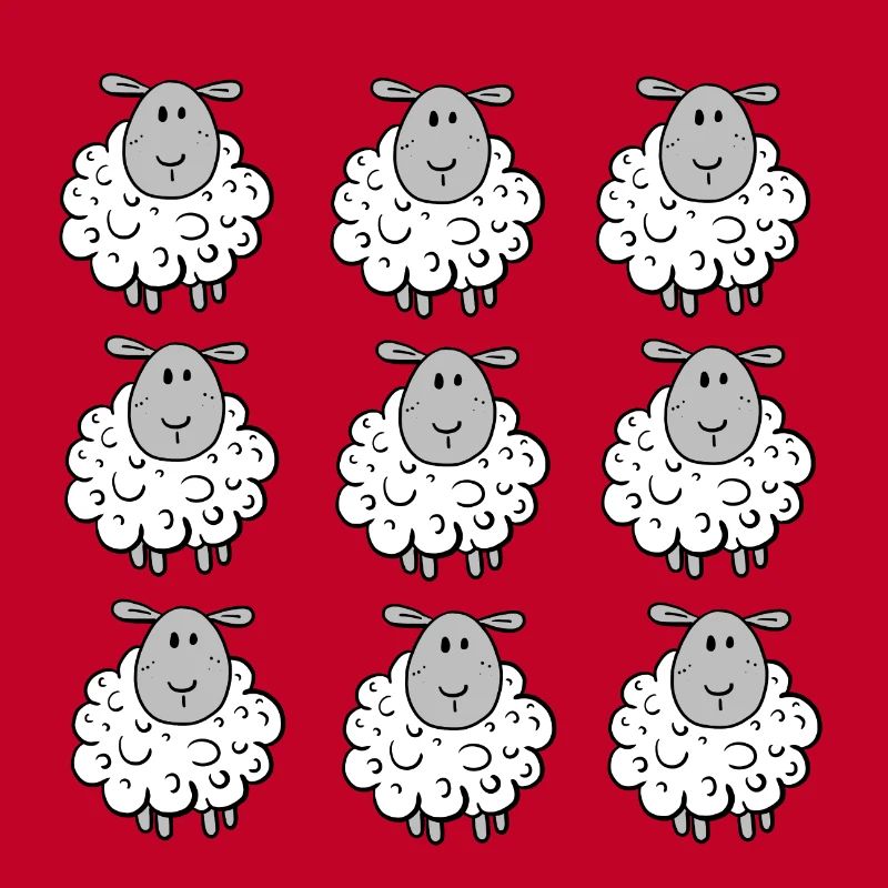 Funny Sheep Herd I Sheep I Sheep I Gift