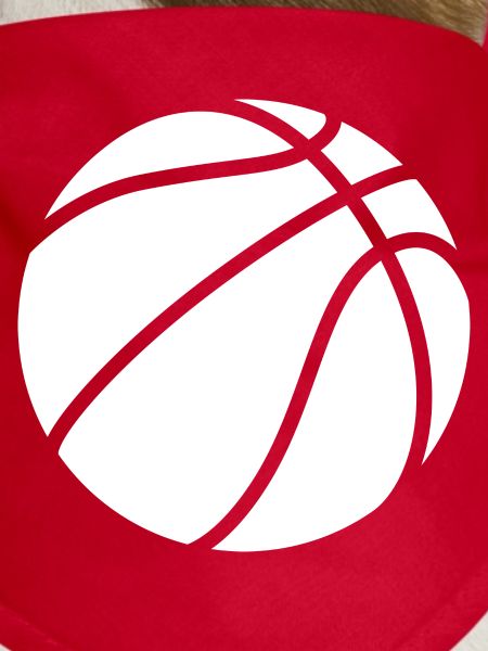 Basketball logo white