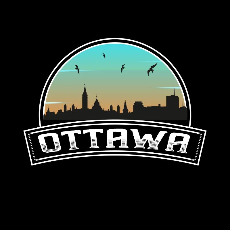 Ottawa Canada Skyline Souvenir canadien