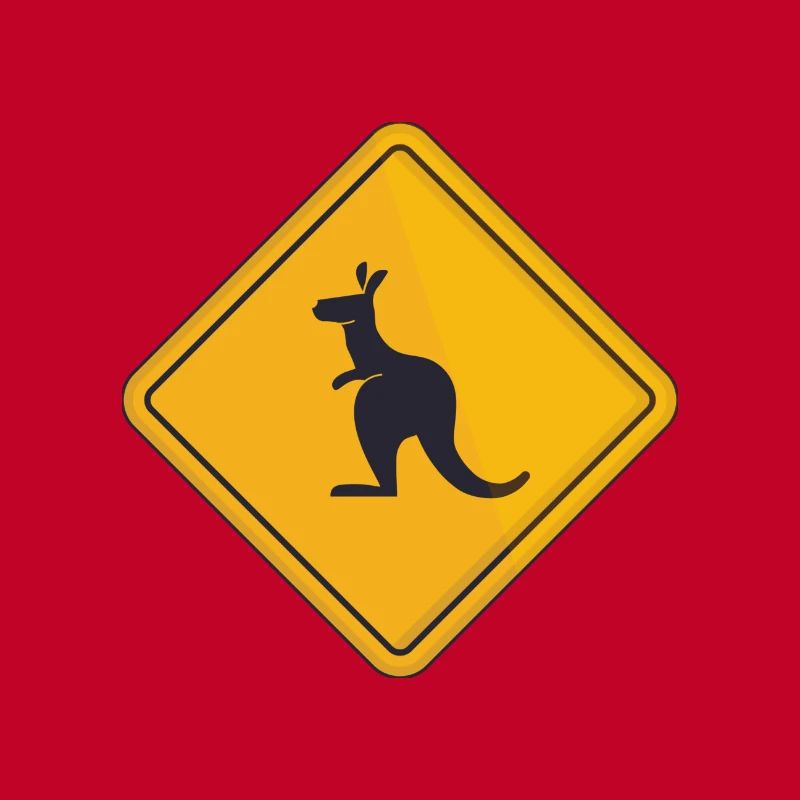 Australien Känguru down under