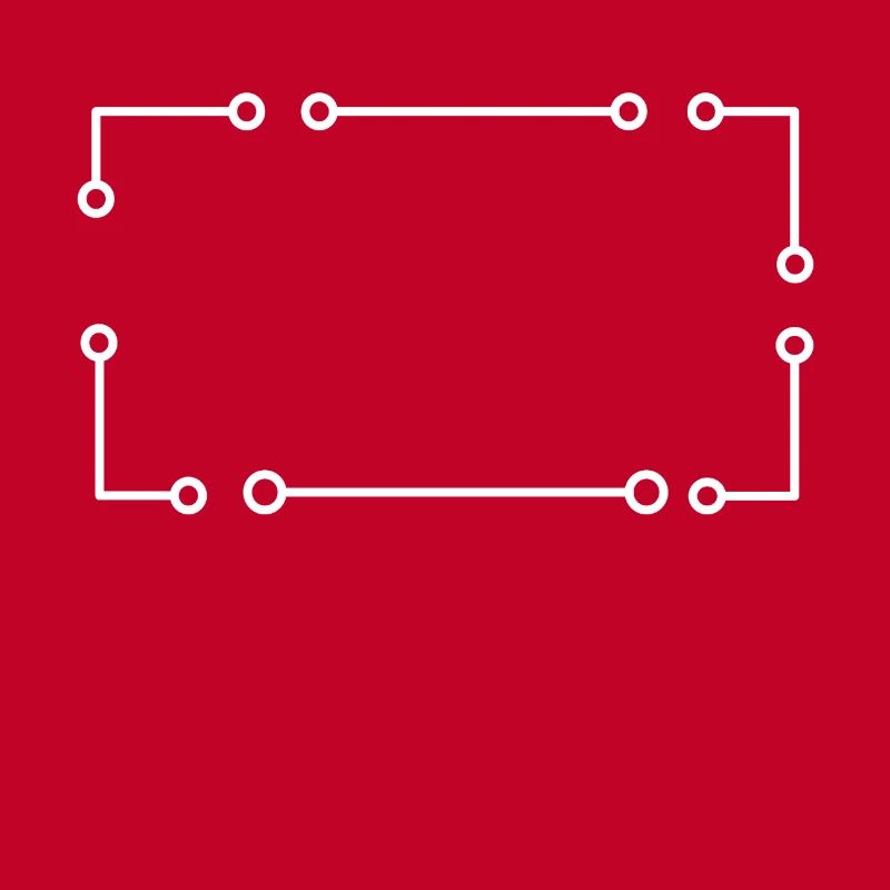 Simple frame in white rectangle